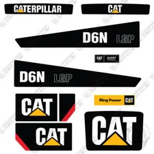 Fits Caterpillar D6N LGP Decals Bulldozer Decals Tractor Decals 7 Year Vinyl