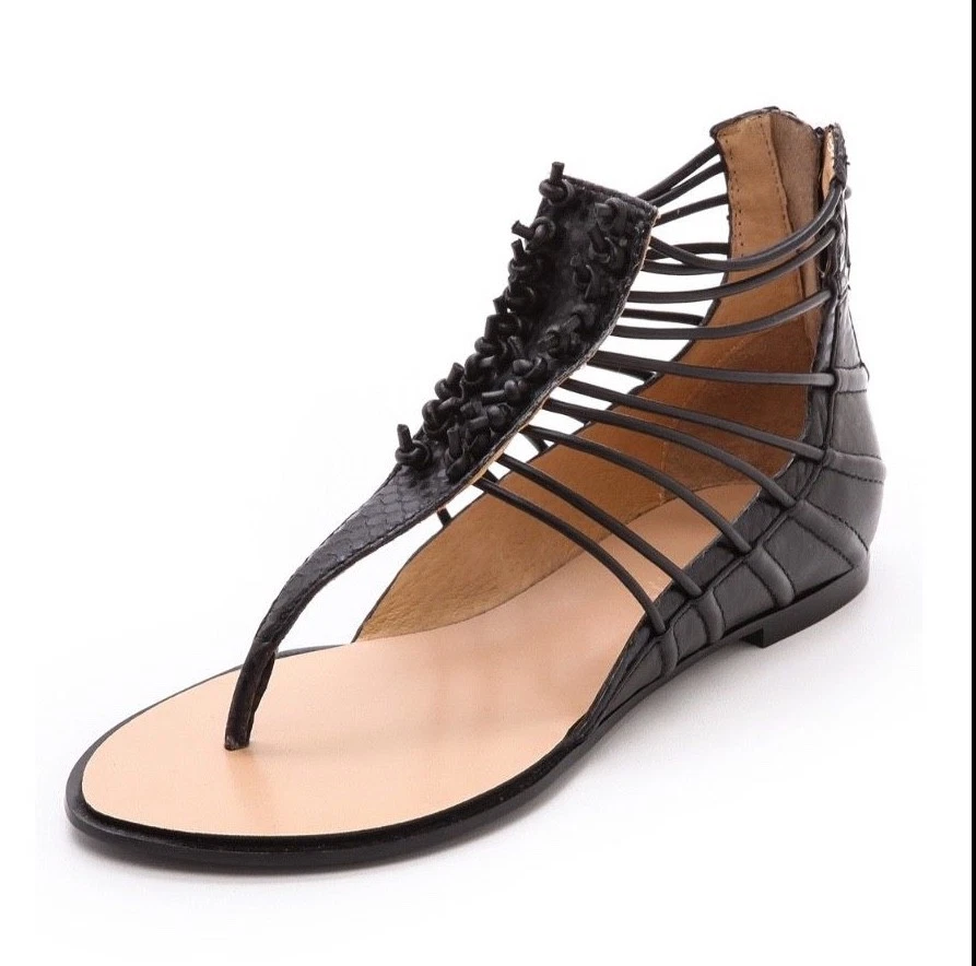 MBT L.A.M.B. Z1529* Sandali Reagon in pelle nera taglia 7 M