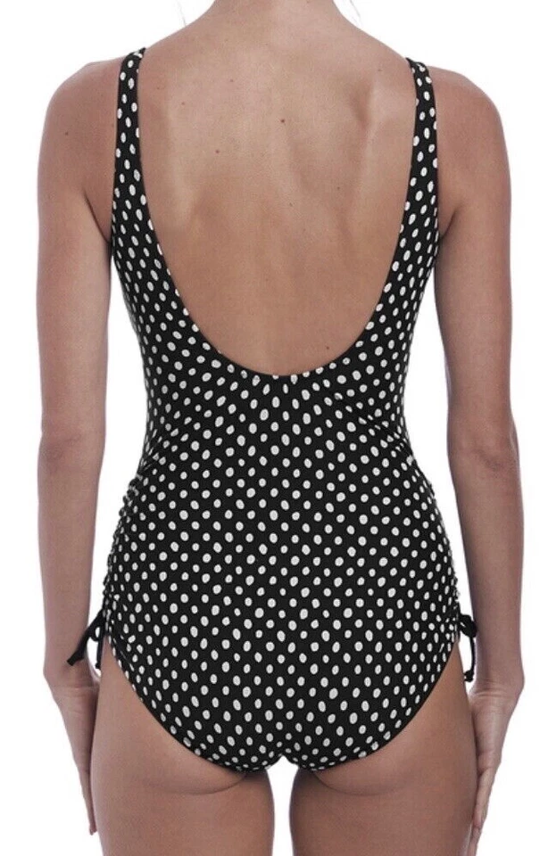 Fantasie Santa Monica Swimsuit Black Size 42E 20 Underwired Bra Adjustable 6729 - Image 3 of 4