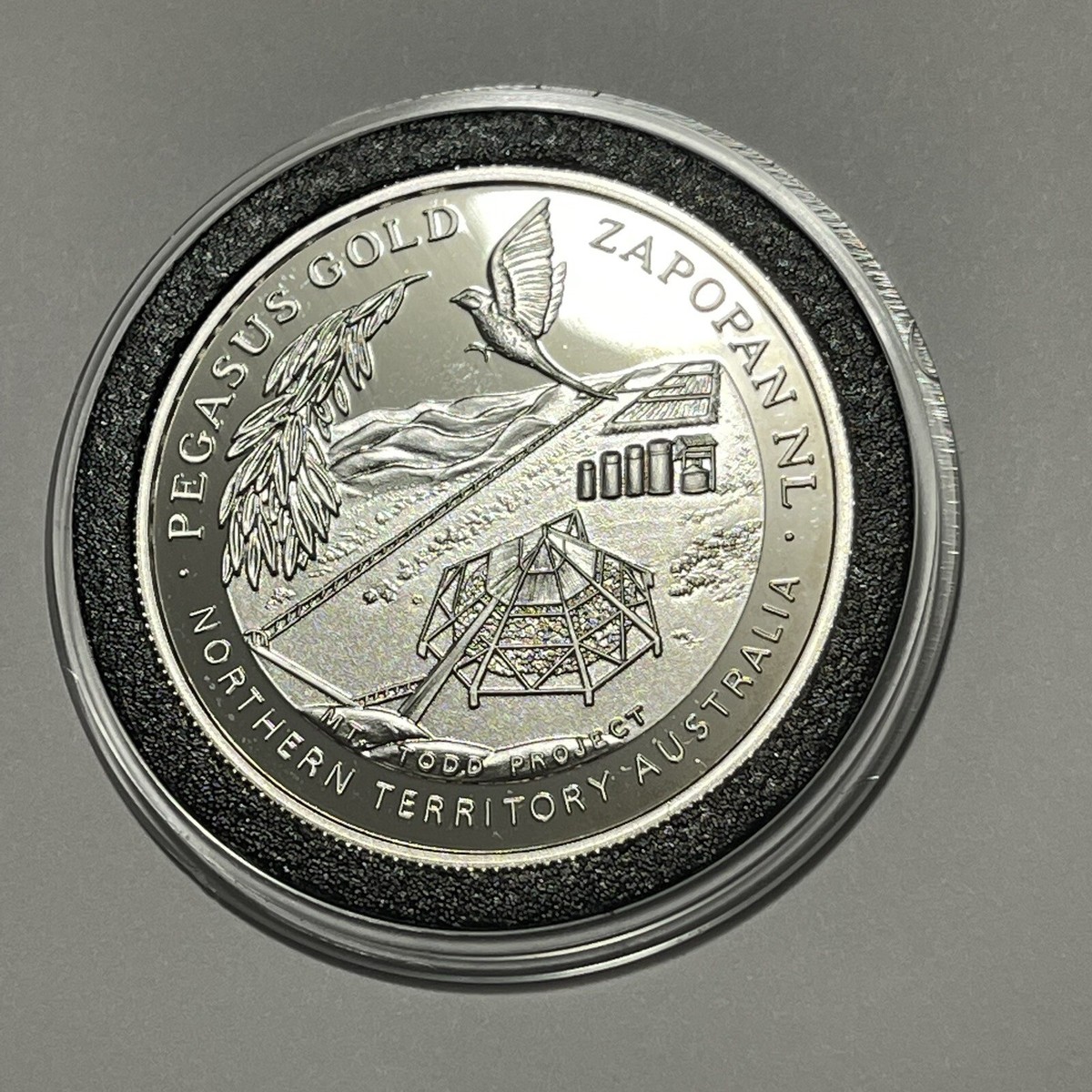 2,500円お安く!ラスト1⭕️NEW◎VOLAN P- PIVOT3◎9.75 1994 Pegasus Zapopan Australia Proof Coin 1 Troy Oz .999 Fine