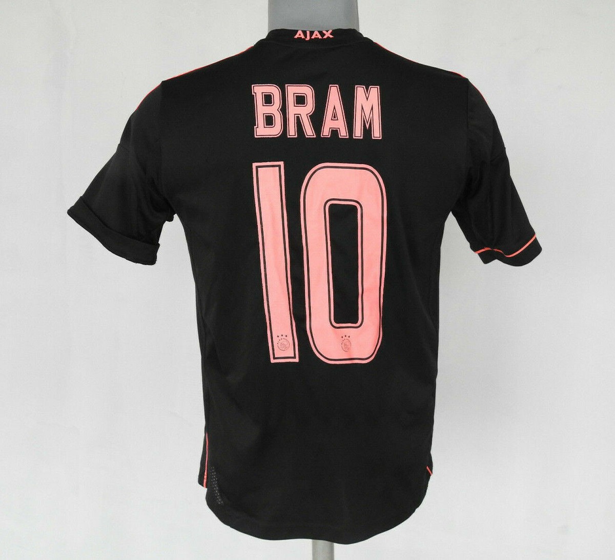 Ajax Amsterdam 2013 - 2014 Away Jersey Adidas Black Size Boys XL