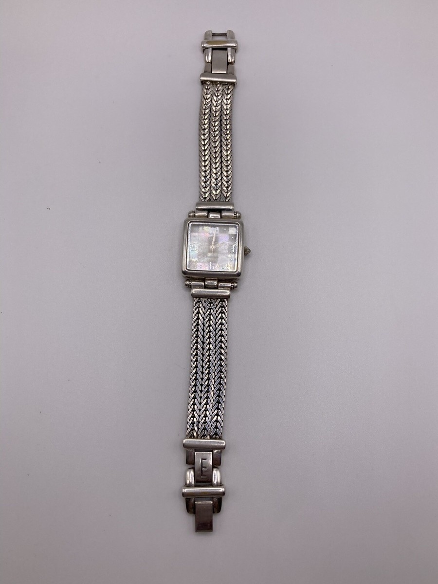 Ecclissi 925 Sterling Silver Bead Watch Vintage Ecclissi Mother Of Pearl .925 Sterling Silver Quartz  main image 2
