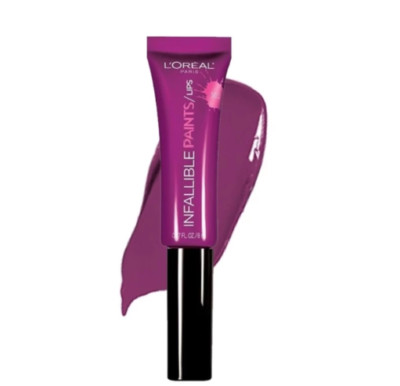 L'Oreal Infallible Lip Paint - Violet Twist #302  New 