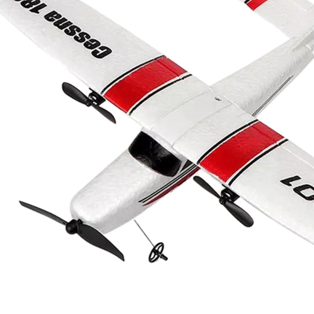 2,4GHz RC Flugzeug Mit LED Beleuchtung - Ferngesteuertes Segelflugzeug Für Anfänger