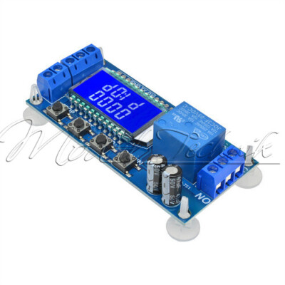 Time Delay Relay Module Trigger Cycle Timming Circuit Switch LCD USB Board 5V