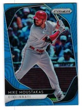 2020 Panini Prizm Baseball Carolina Blue Mike Moustakas 