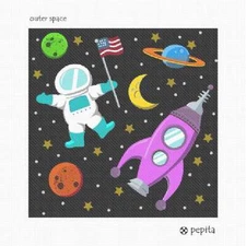 Outer Space Needlepoint Kit or Canvas