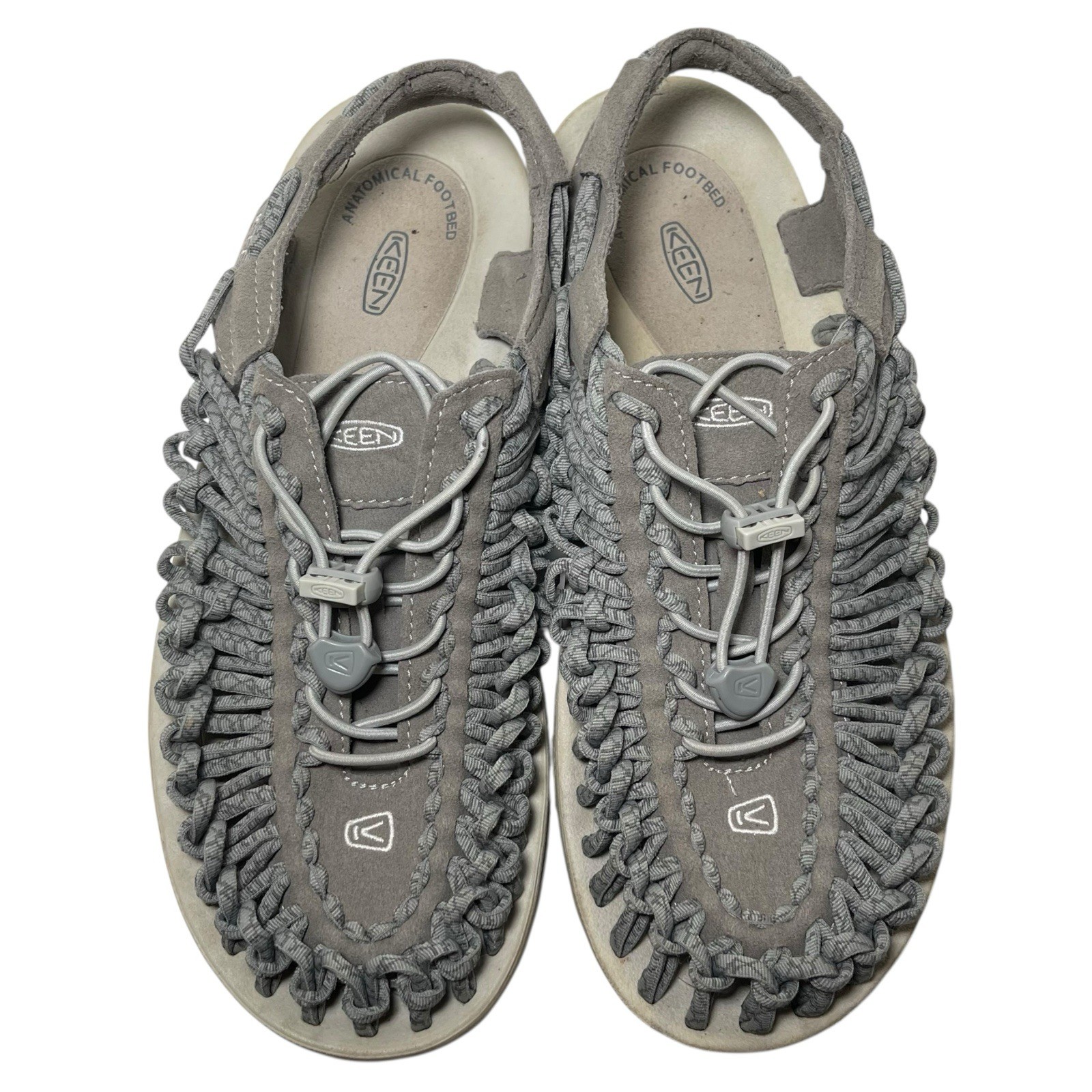 Sandali da trekking Keen Uneek Paracord Bungee Cord corda grigio scarpe da acqua donna 10