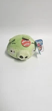 Angry Birds Green Pig Bad Piggie 5" Plush Stuffed Animal Doll Working SOUND 