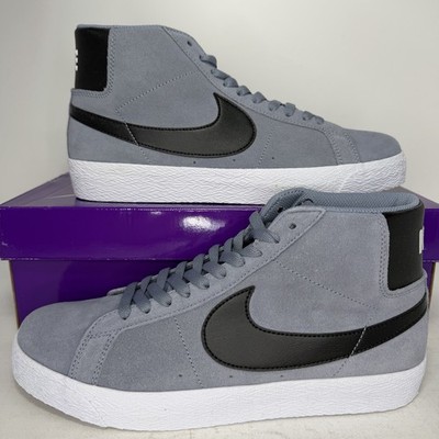 Nike SB Zoom Blazer Mid Ashen Slate Blue Obsidian Black Men's FD0731-401 NEW