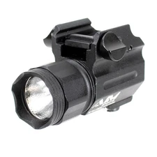 AIM Sports Inc Sub-Compact 1W 500 Lumen Pistol Flashlight, Black, FQ500SC