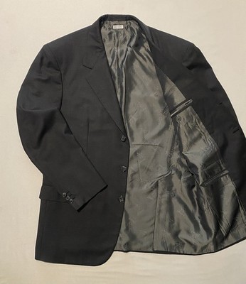 Brioni Augusto Charcoal Gray Men s Blazer Jacket 100% Wool Size 42R Made Italy