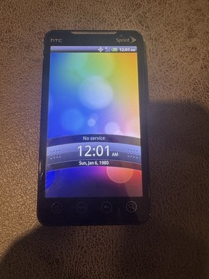 HTC EVO 4G Sprint PCS BLACK Google Android Smartphone Bluetooth PC36100 