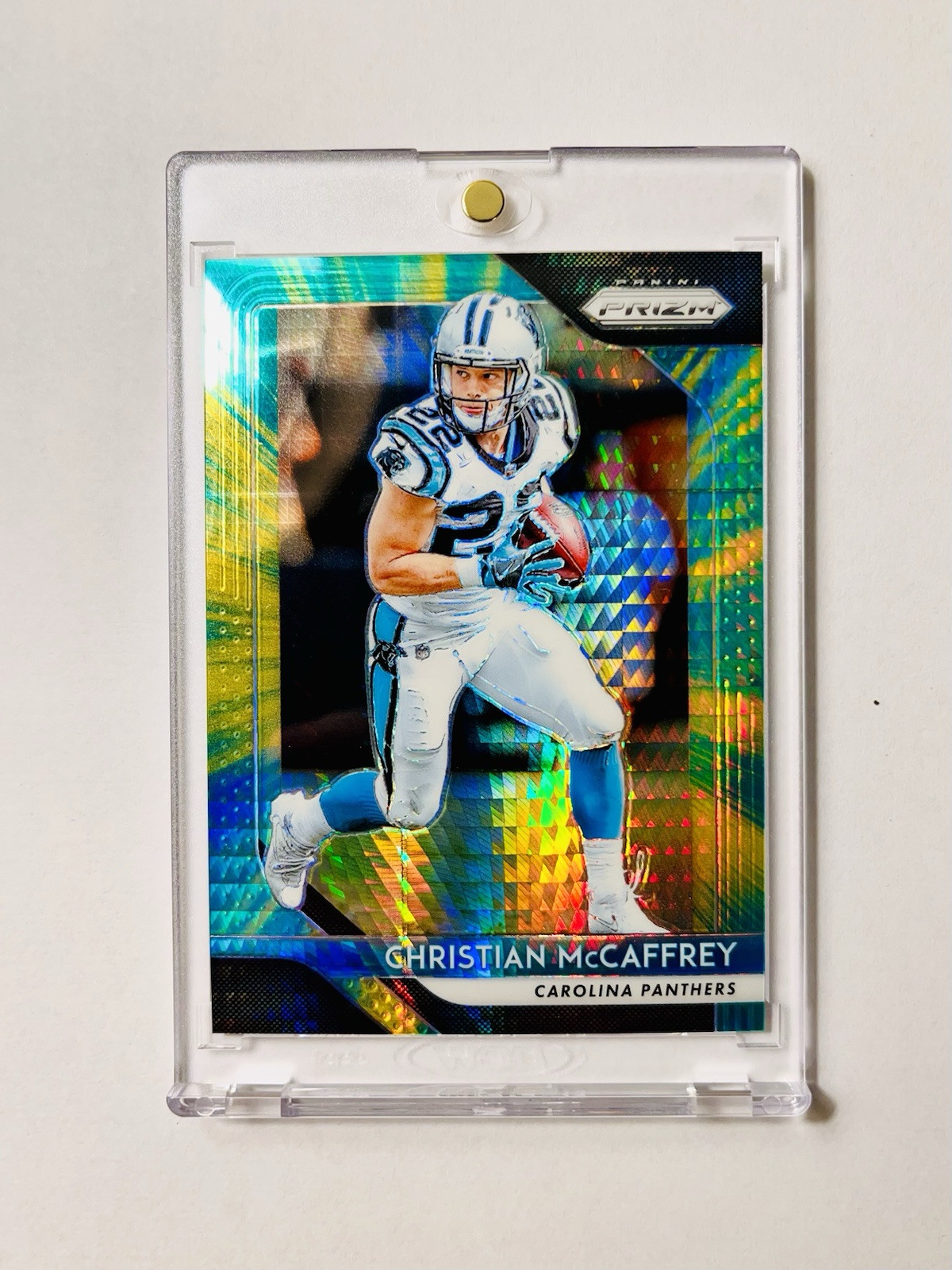 2018 Panini Prizm CHRISTIAN MCCAFFREY #/275 Green Hyper SP Panthers