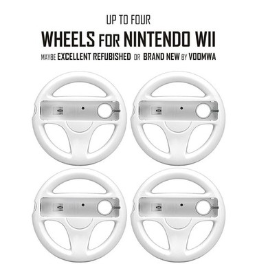 Wiiいろいろ Nintendo Wii Console HD + Mario Kart+ Pick 1-4 Voomwa Remotes + 1