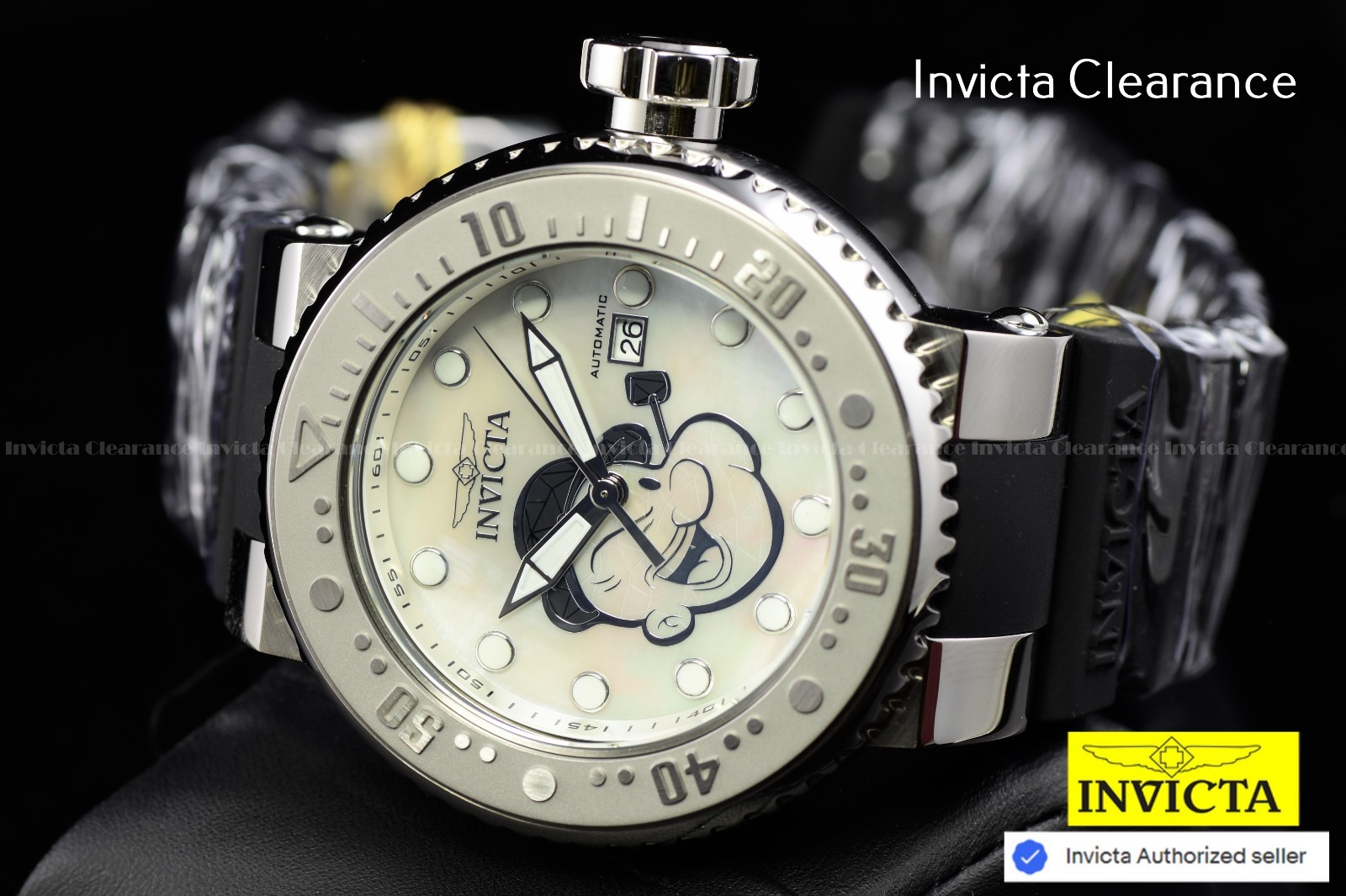 Extreme RARE Invicta Watch POPEYE Character Collection Limited w/ POPEYE Box