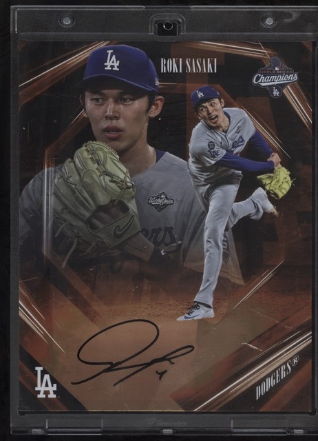 2026 Fanatics Emanate Roki Sasaki Auto World Series Orange 23/25 Dodgers
