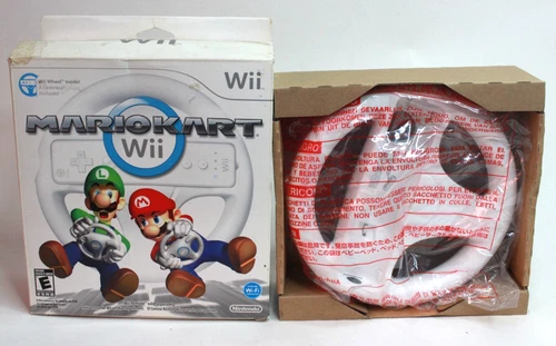 Mario Kart Wii 2008 Nintendo Steering Wheel NO GAME