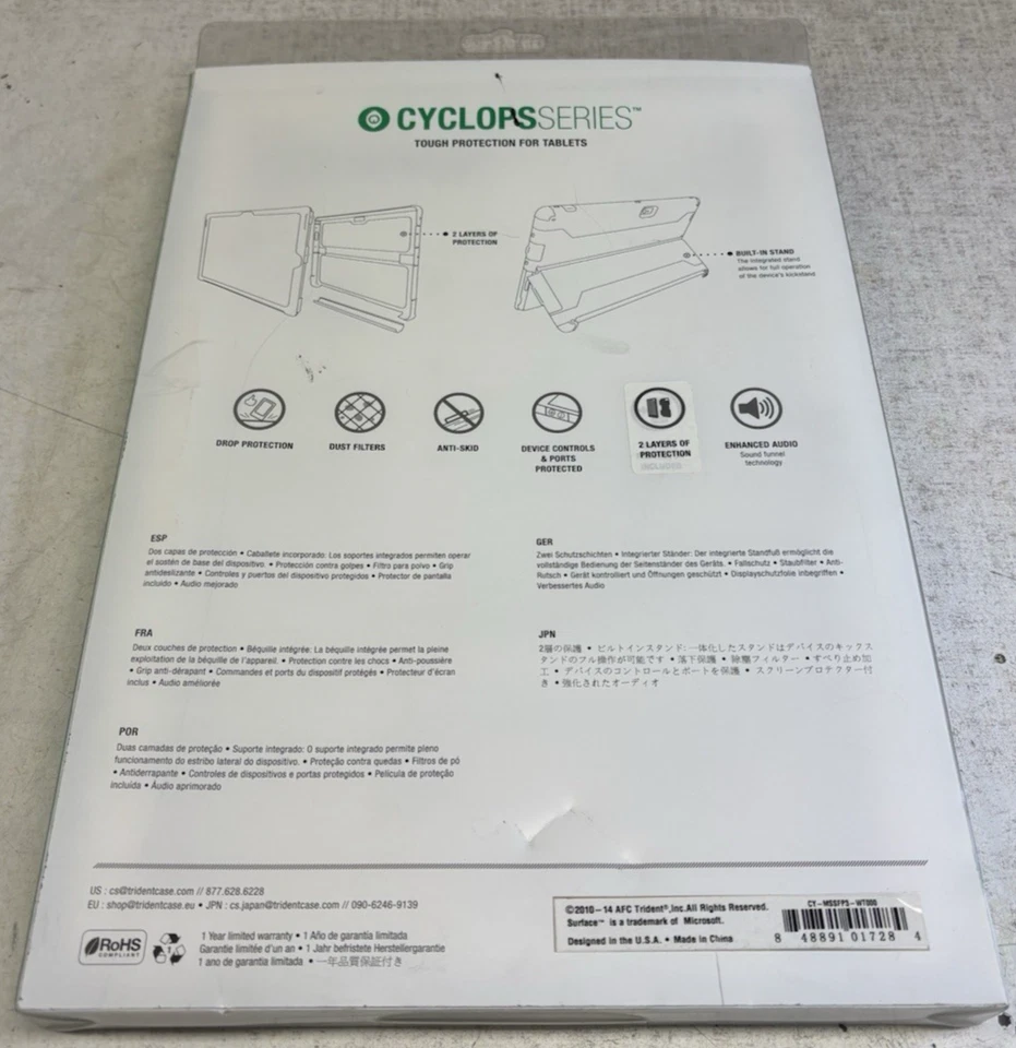Trident Cyclops Case CY‑MSSFP3‑WT000 for Microsoft Surface Pro 3 - Image 2 of 3