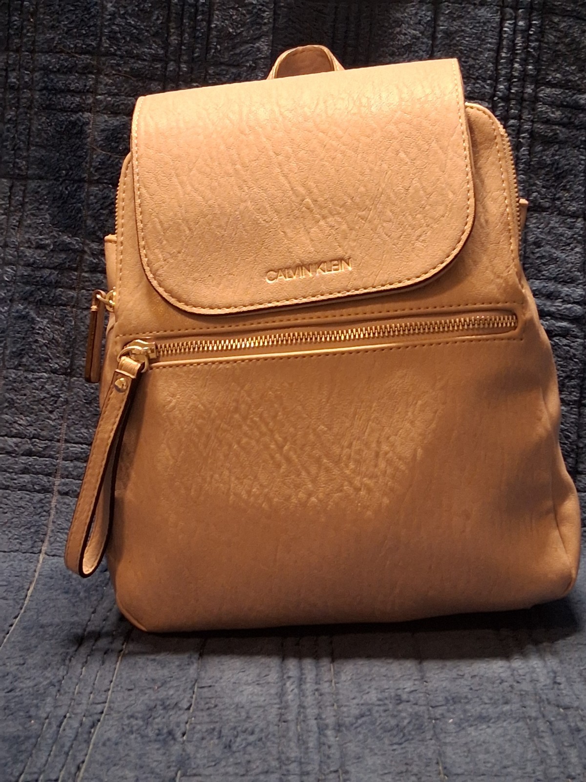 Calvin Klein Beige Backpack Adjustable Strap Inne… - image 5