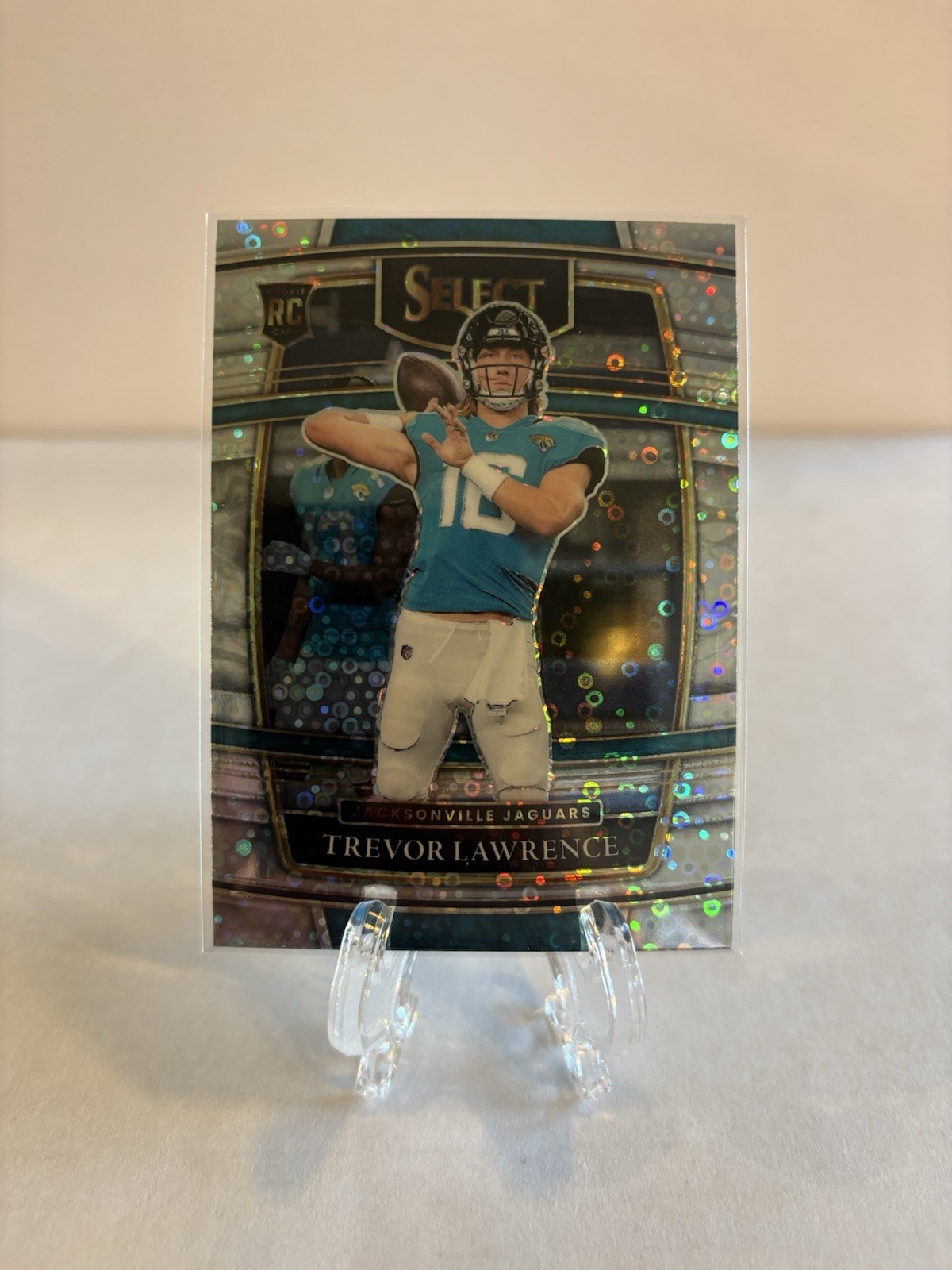 2021 Panini Select - Concourse Trevor Lawrence #43 Disco Prizm (RC) (M)