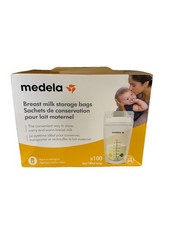 Medela Breast Milk Storage Bags 6oz/180ml-100 Count Box New