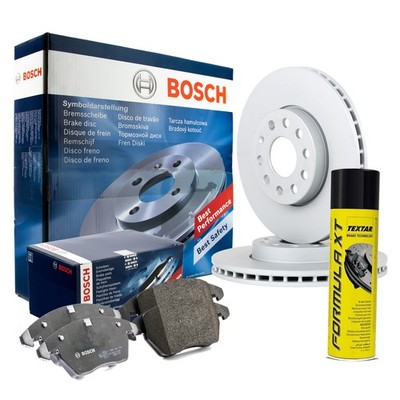 BOSCH Bremsensatz TOYOTA AVENSIS VERSO VORN Ø320mm Bremsenreiniger