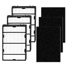 3Pack True HEPA Filter B  3Pack Carbon Pre Filter Fits For HAPF600 HAPF600D