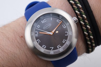 Ikepod Megapod M201 Automatic Watch. Blue Strap