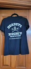 Deadeye Dick's T- Shirt Woman XS Ax Throwing Black Next Level Apparel 