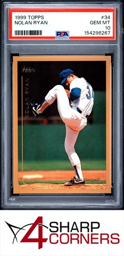 1999 TOPPS #34 NOLAN RYAN HOF PSA 10