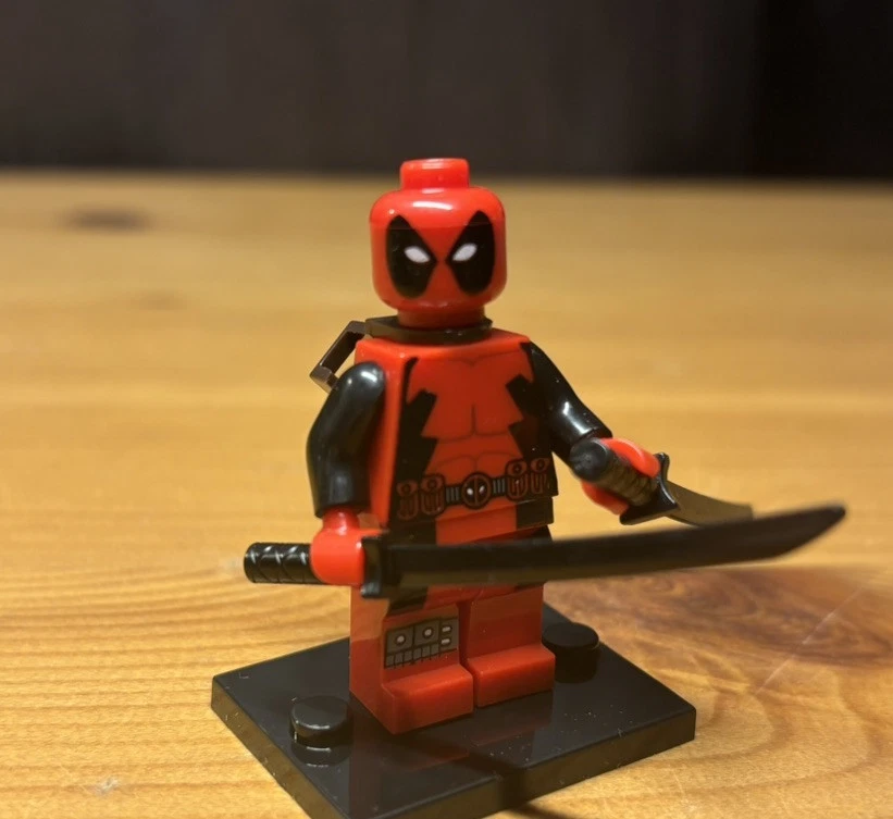 Lego CUSTOM Deadpool Minifigure Chopper Showdown 6866 SH0032 - Image 3 of 4