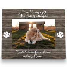 Dog Memorial Picture Frame 8x10, Pet Memorial Picture Frame, Pet Memorial Gif...