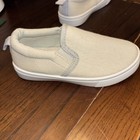 Okilol Size 8 Toddlers Tan Slip On Sneakers Canvas Preowned — photo 6