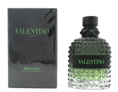 Valentino Uomo Born In Roma Green Stravaganza 3.4 oz. EDT Spray for Men New