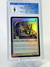 CGC 9 - 2007 LOYAL SENTRY - 10th FOIL Graded MTG Magic the Gathering Card