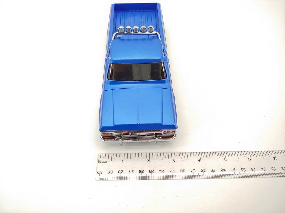 FMS Smasher FCX24 Complete Blue Mini RC Truck Body w/ Grille Bumper & Mounts - Image 2 of 4