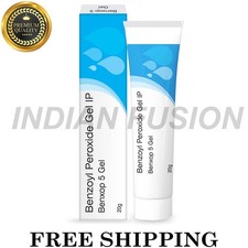 Benxop 5 Gel Benzoyl Peroxide Water Based Gel For Acne Pimples  Blackheads