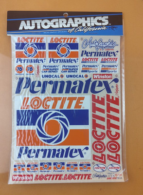 Autographics of California RC Car/Code 3 Vinyl Decals #618 Loctite Permatex