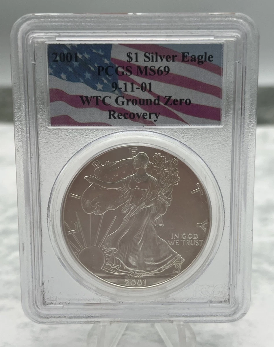 American Eagle MS 69 Graded 2001 Silver Bullion Coins for sale | eBay