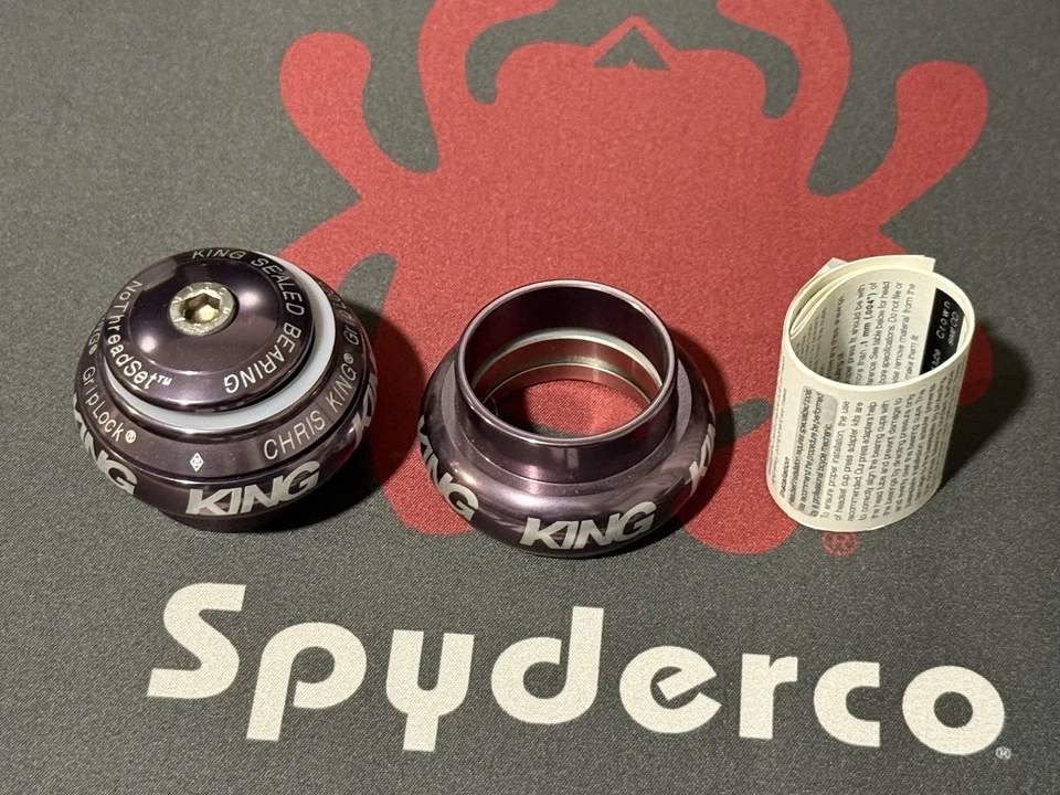 Auriculares Chris King NoThreadSet 1-1/8" Peltre Fuera de Producción Nuevos Foto 3 de 3