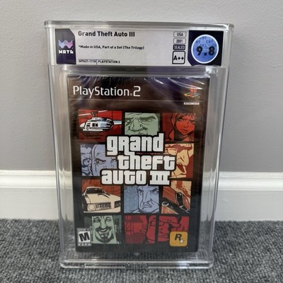 Grand Theft Auto III GTA 3 Trilogy PlayStation 2 PS2 Graded WATA 9.8 A++ SEALED