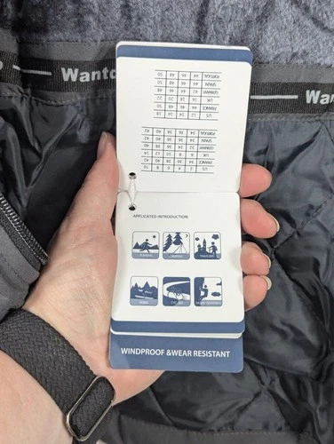 Wantdo - Waterproof - Winter Jacket - Men's Coat - Color Gray/Black - Size L image 10