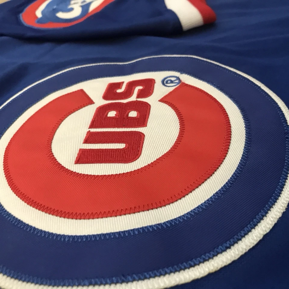 Camiseta Ryne Sandberg Chicago Cubs para hombre XL NUEVA CON ETIQUETAS 1984 azul retro retro retro Foto 4 de 4