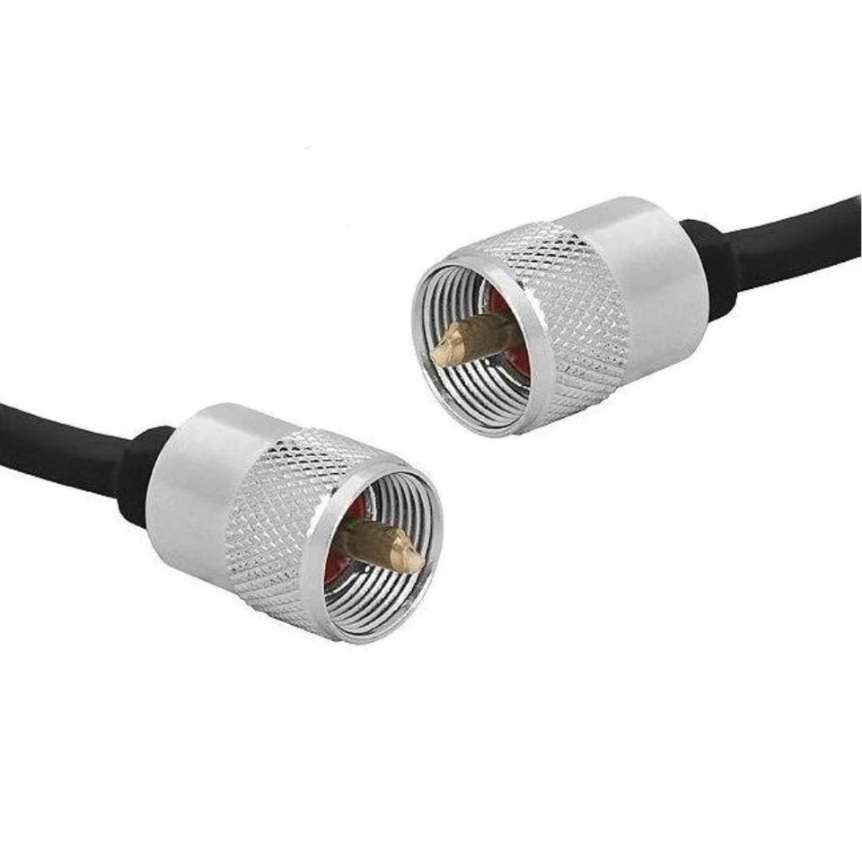 MINADAX RG58 Koaxialkabel 0,5m - 30m PL259 auf PL259 50 Ohm Funk Antennenkabel