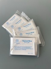 Lot of 5 New Thermal Wrap Emergency Survival Blanket Shelter Silver 87" x 55"