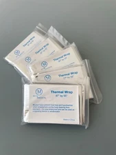 Lot of 5 New Thermal Wrap Emergency Survival Blanket Shelter Silver 87" x 55"