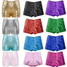 Girls Clubwear Dancing Shorts Hot Pants Carnival Dancewear Tumbling Costume