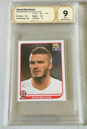 2010 Panini South Africa World Cup England - DAVID BECKHAM - Certified GENUINE