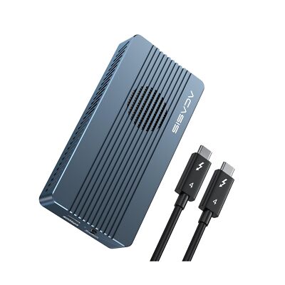 ACASIS FAN付きSSDケースほぼ新品（動作確認済） ACASIS 40Gbps M.2 NVMe SSD Enclosure with Cooling Fan, TBU